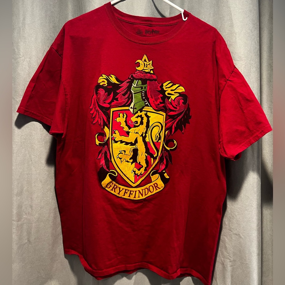 Gryffindor Pride XL Tee - Gently Loved, Ready for Wizarding Feats